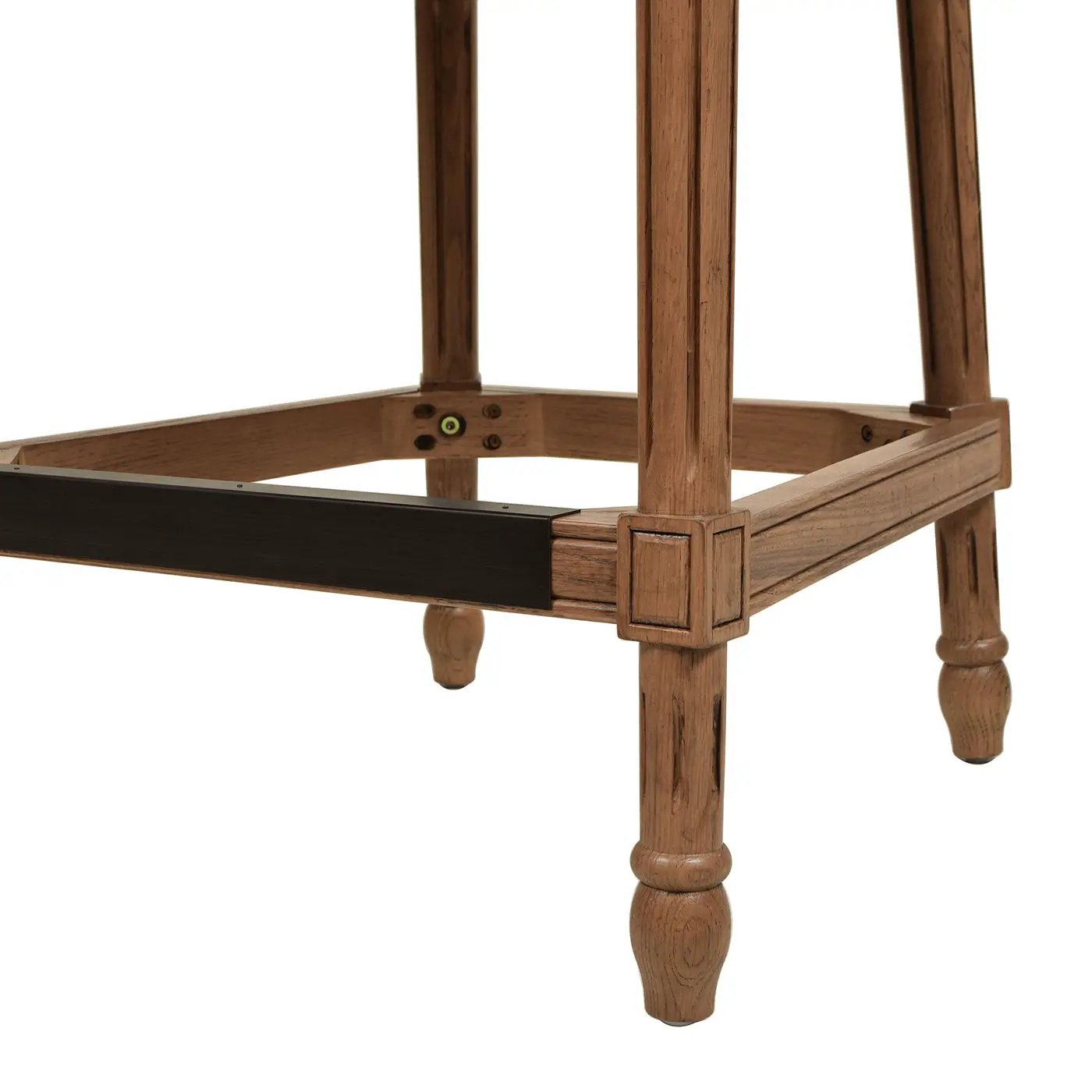 Triomphe - Rattan Wicker High Back Armless Counter Bar Stool by HouseOfZazla
