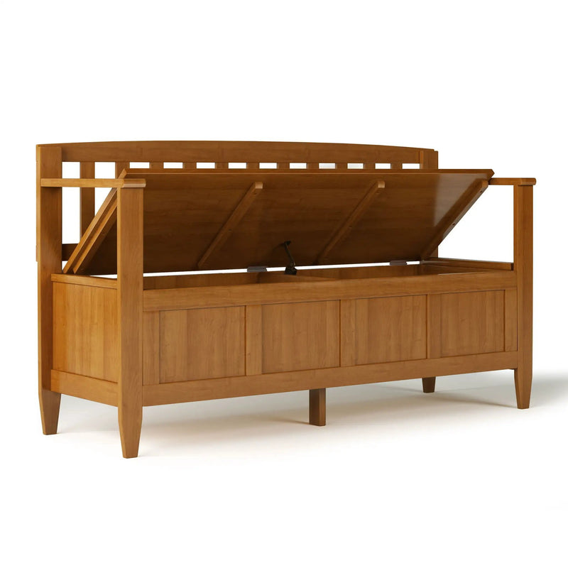 Brooklyn - Handcrafted Entryway Storage Bench by HouseOfZazla