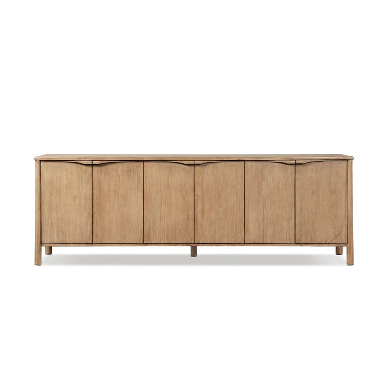 Nolan - 6 Door Sideboard - Brown by HouseOfZazla