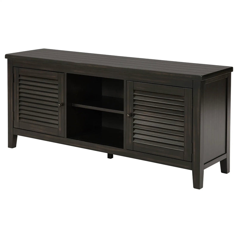 Concord 2-door 60-inch TV Stand Console Distressed Java by Unique Piece Furniture