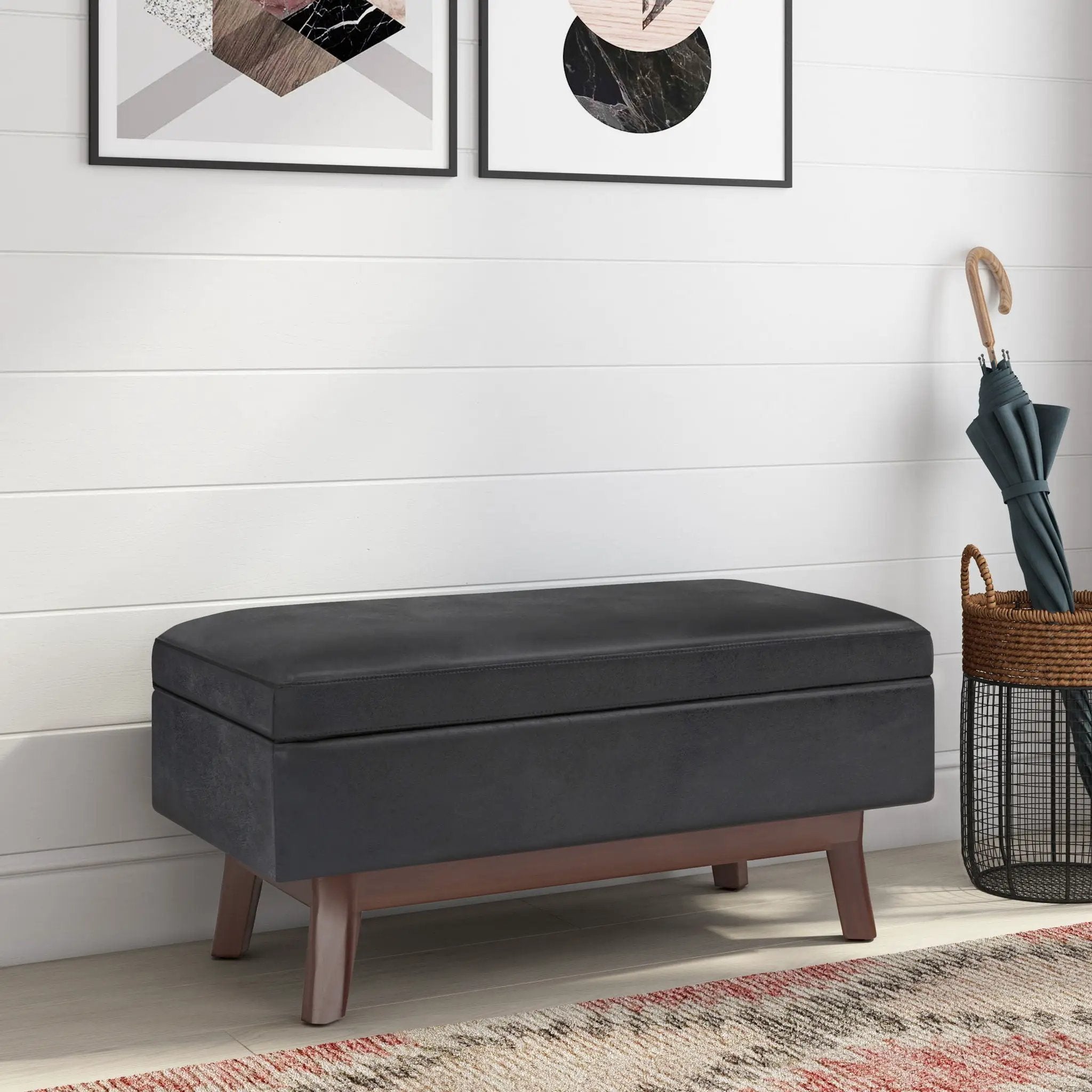 Owen - Upholstered Rectangular Storage Ottoman by Unique Piece Furniture