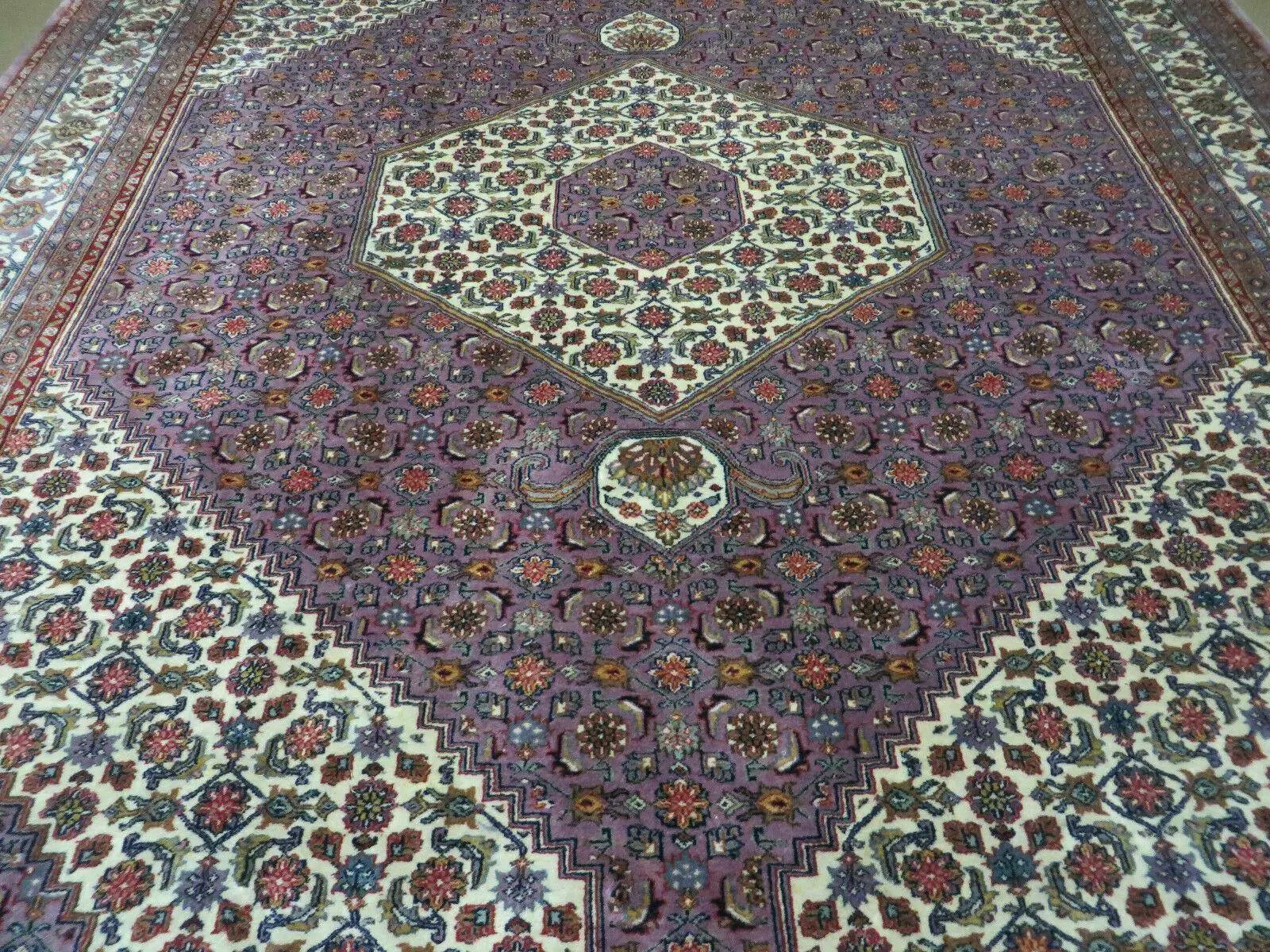 8' X 10' Vintage Fine Handmade India Wool Rug Hand Knotted Carpet Detailed Nice by Jewel Rugs