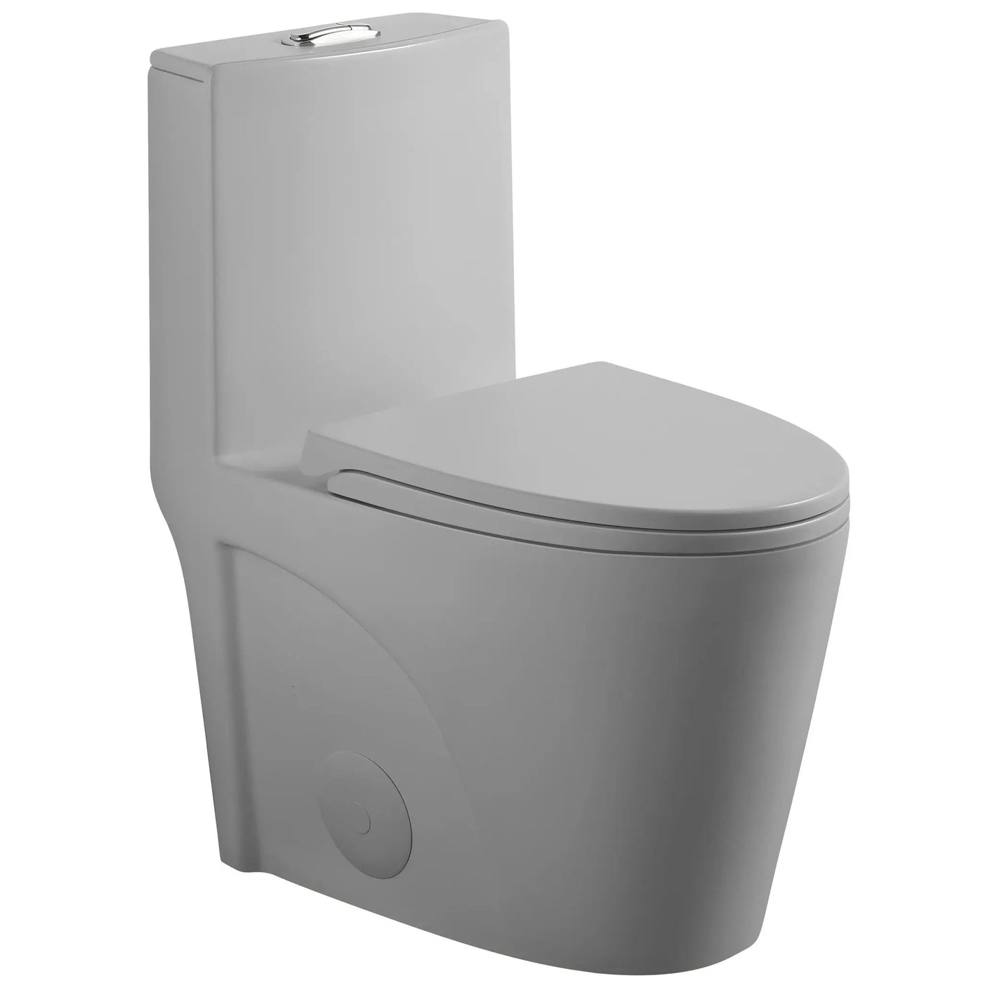 1 Piece Toilet With Tornado Flush, Dual Flush, And ADA Height Comfort Chair by HouseOfZazla