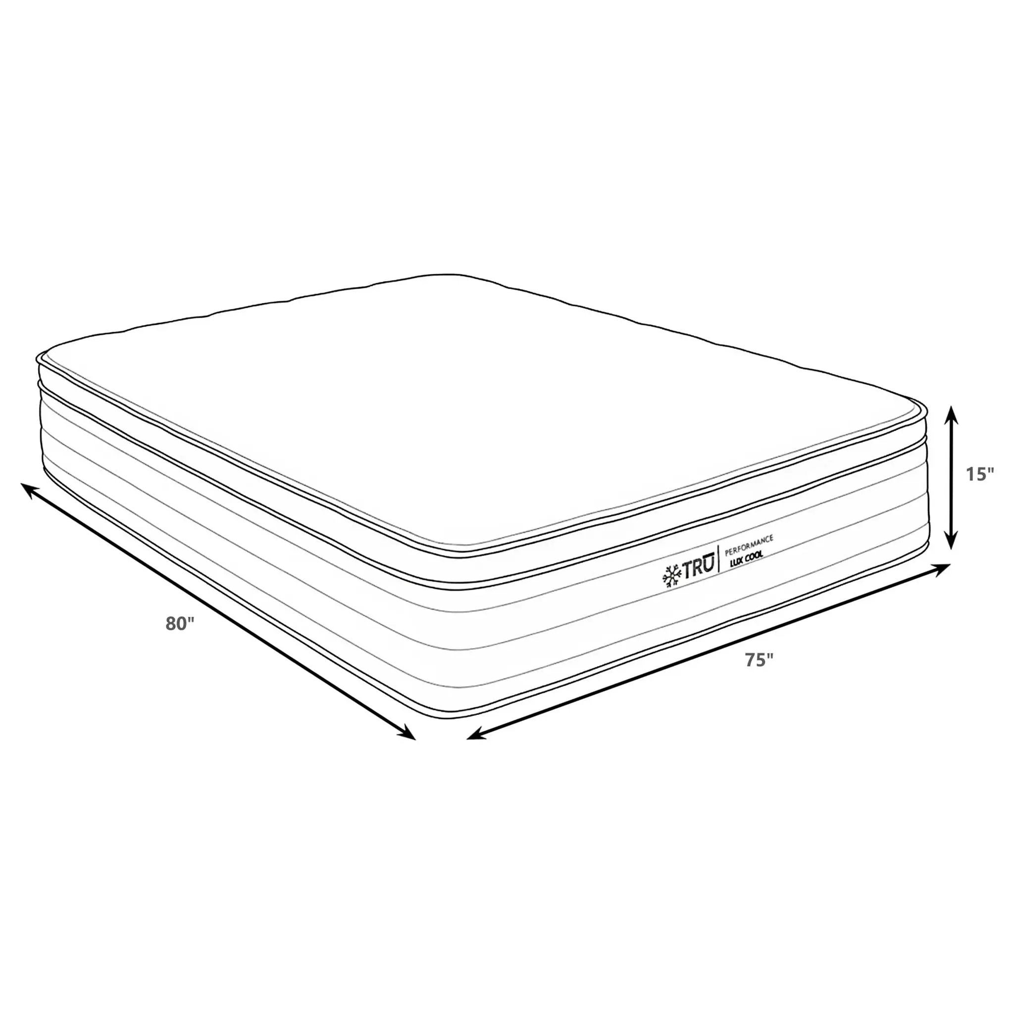 Montlake 15-inch East King Cool Euro Top Foam Hybrid Mattress by Unique Piece Furniture