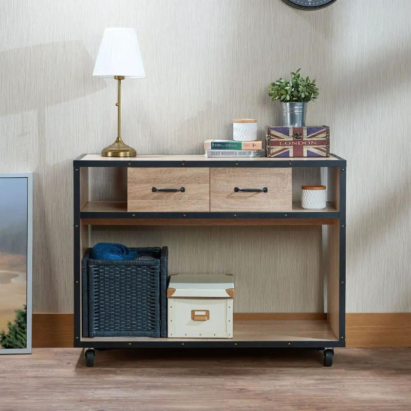 Bemis - Accent Table - Weathered Light Oak by Unique Piece Furniture