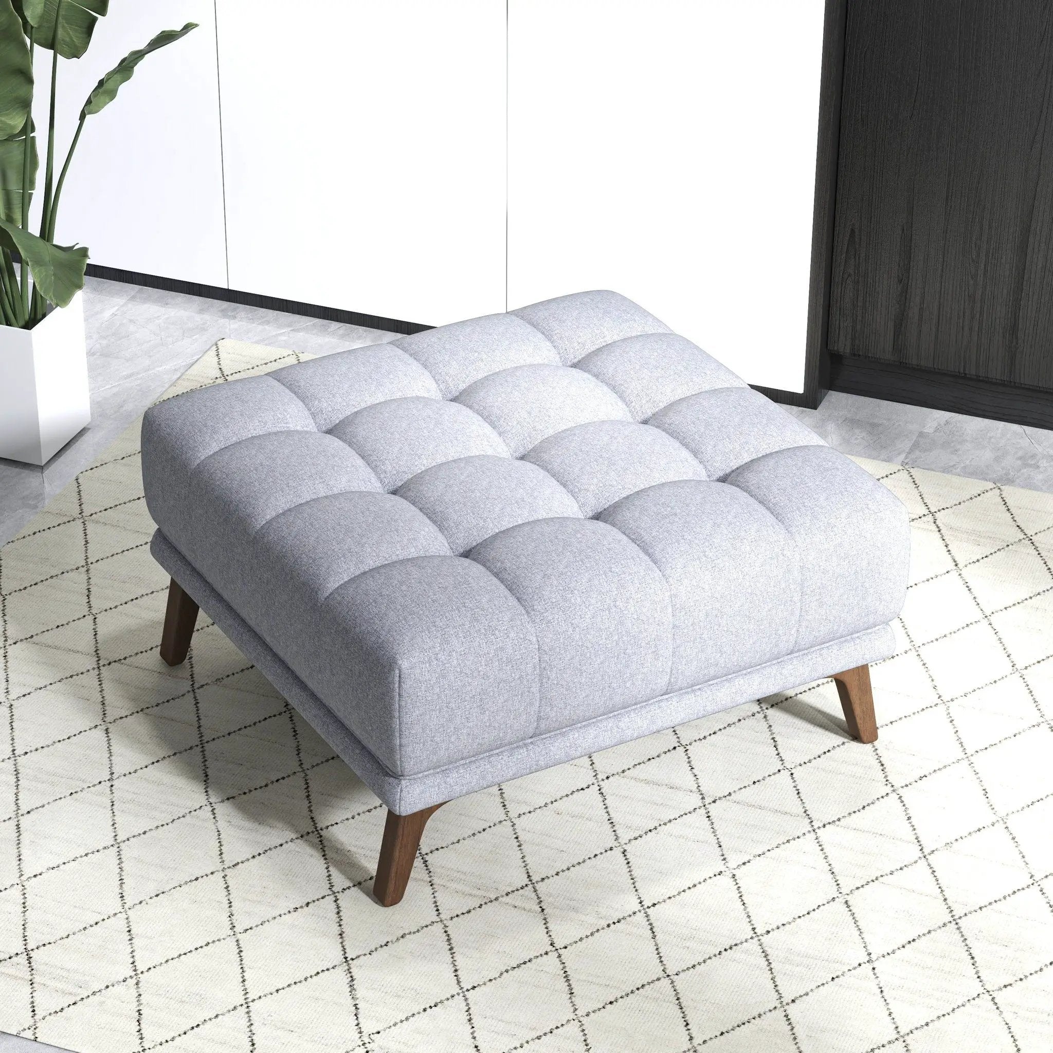 Addison - Square Upholstered Ottoman by Unique Piece Furniture