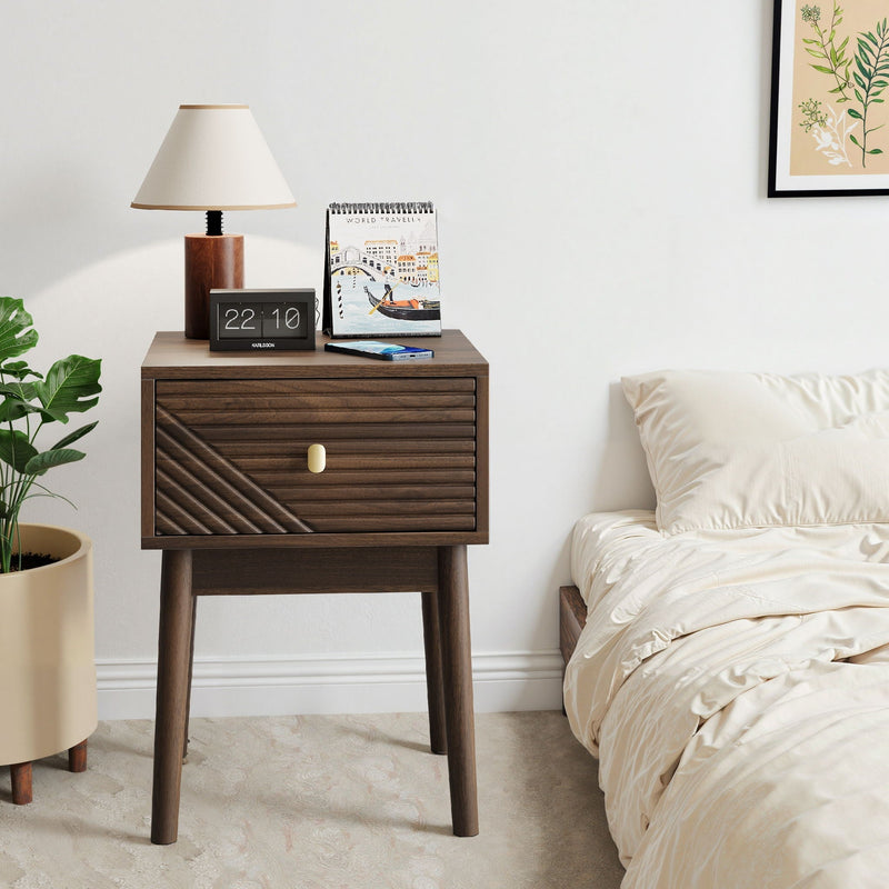 Medieval - Bedside Table - Walnut by HouseOfZazla