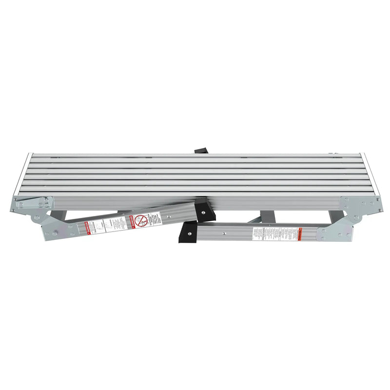 Work Platform Aluminum Portable Bench Folding Ladder by HouseOfZazla