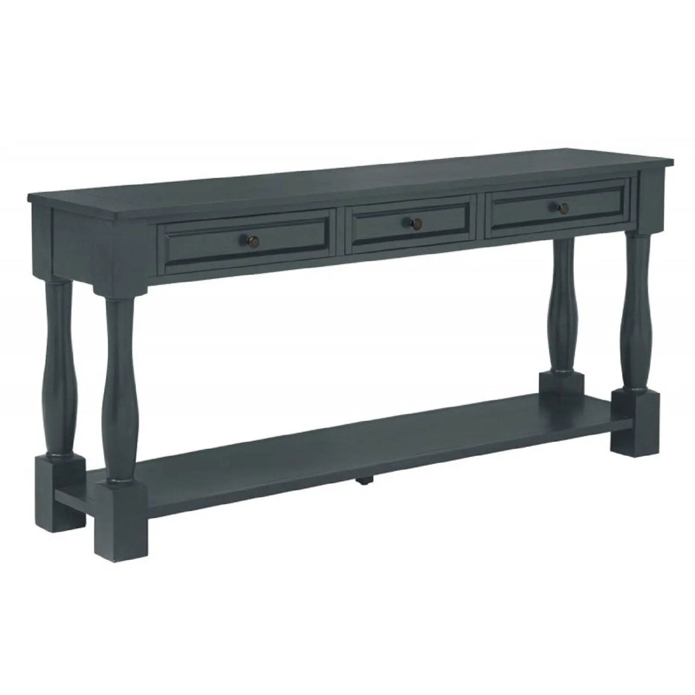 Long Console Table With Drawers And Shelf by Unique Piece Furniture
