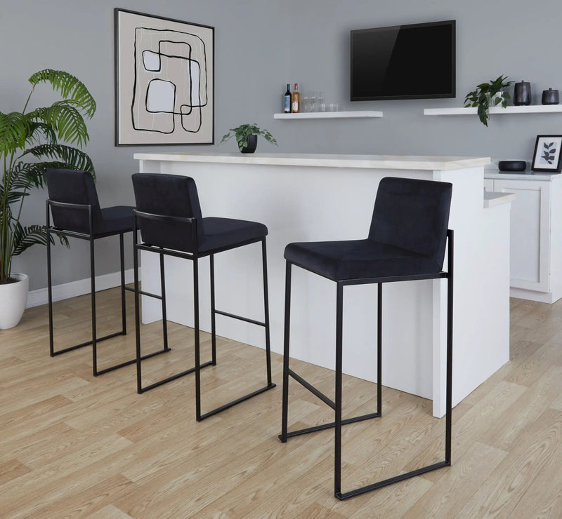 Fuji - Contemporary High Back Barstool Elegant Design by Unique Piece Furniture