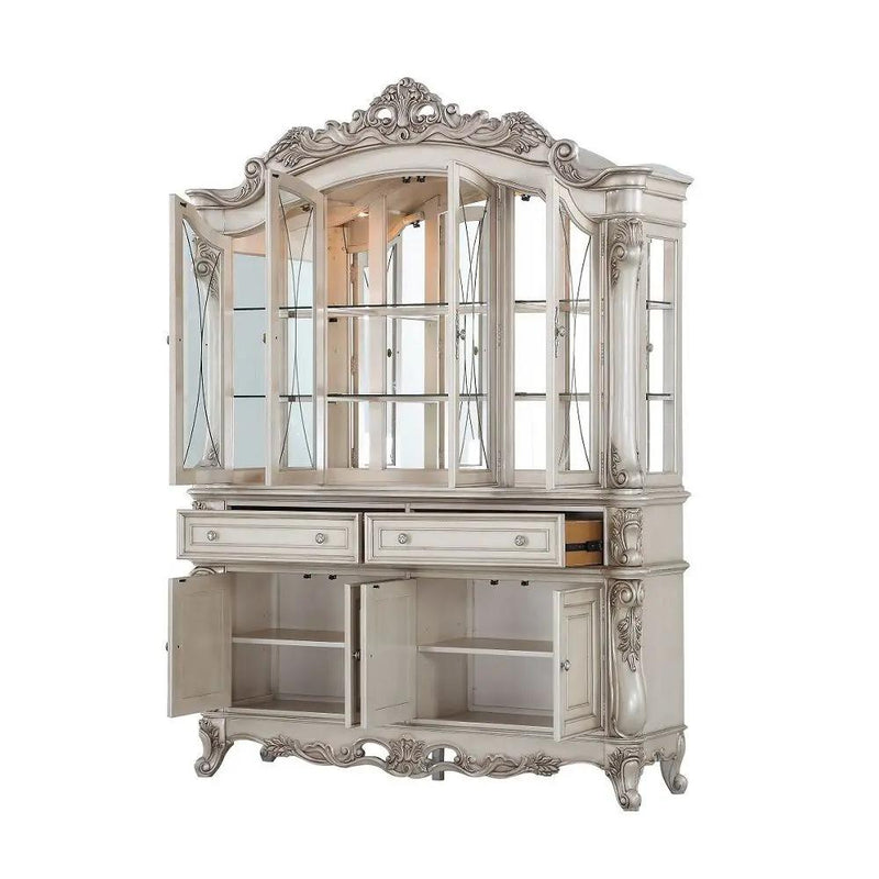Gorsedd - Buffet & Hutch - Golden Ivory by Unique Piece Furniture