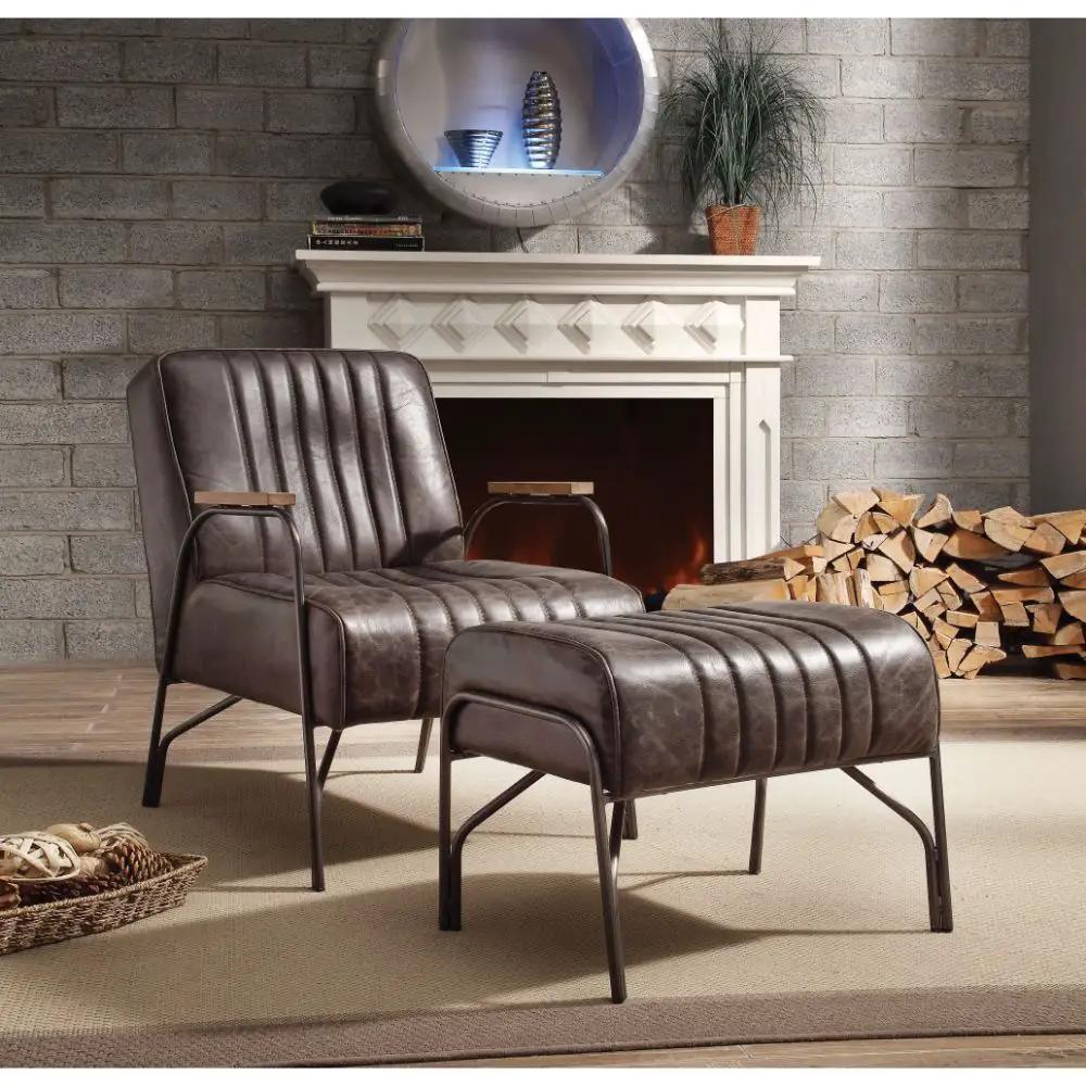 Sarahi - 2Pc Pk Chair & Ottoman by Unique Piece Furniture