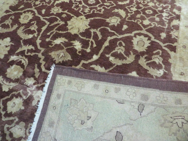 7' X 10' Vintage Fine Handmade Pakistan Peshawar Chobi Floral Wool Rug Vegy Dye by Jewel Rugs