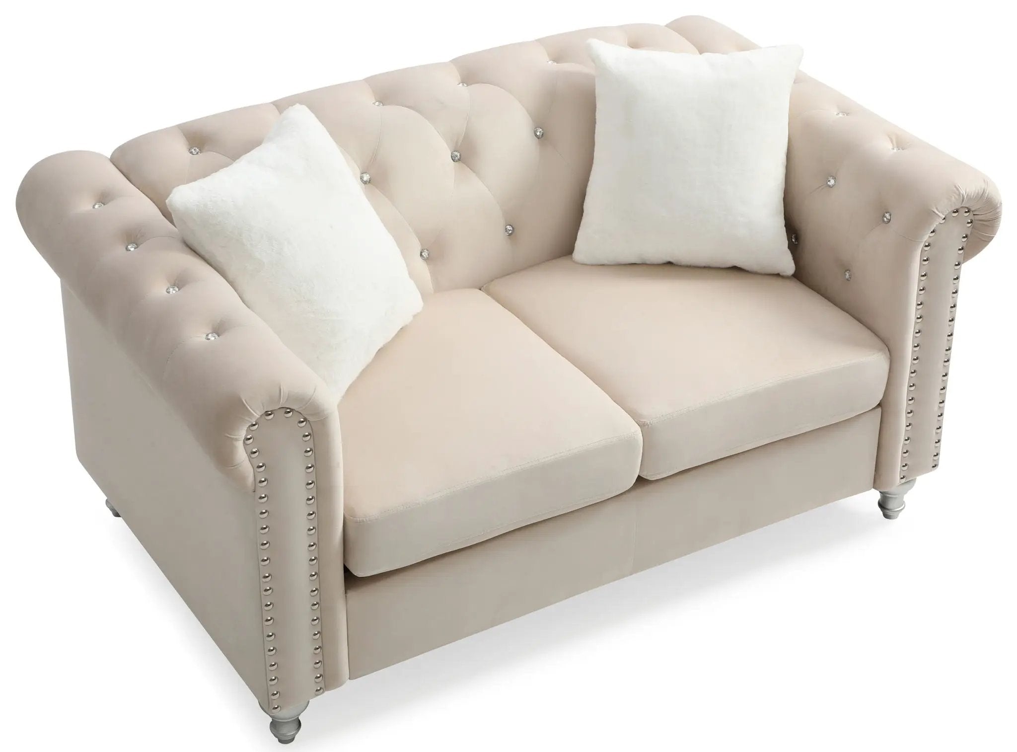 Stylish Contemporary Loveseat by Unique Piece Furniture
