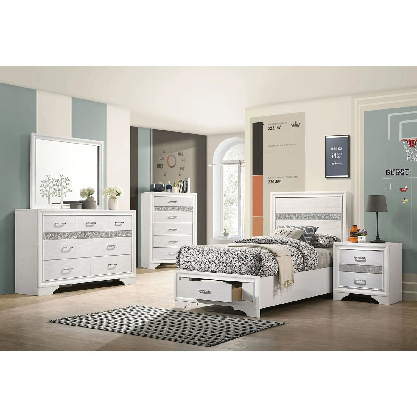 Annie - 5 Piece Bedroom Set by HouseOfZazla