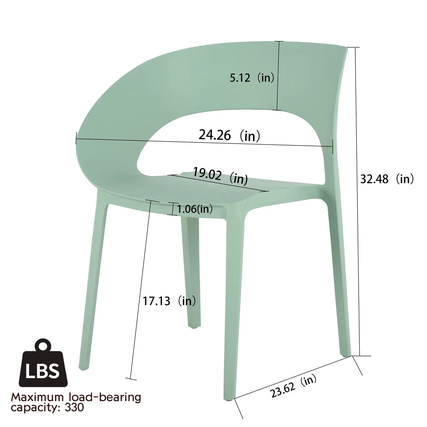 4 Piece Set Of Modern Designed Single Chairs With Folding Square Table by HouseOfZazla