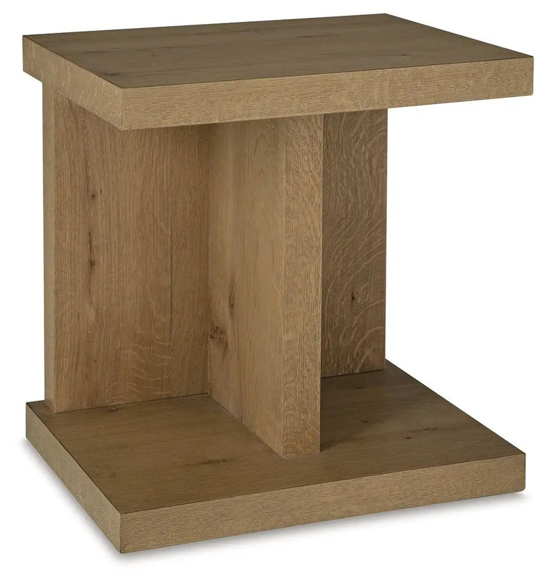 Brinstead - Chair Side End Table - Light Brown by Unique Piece Furniture