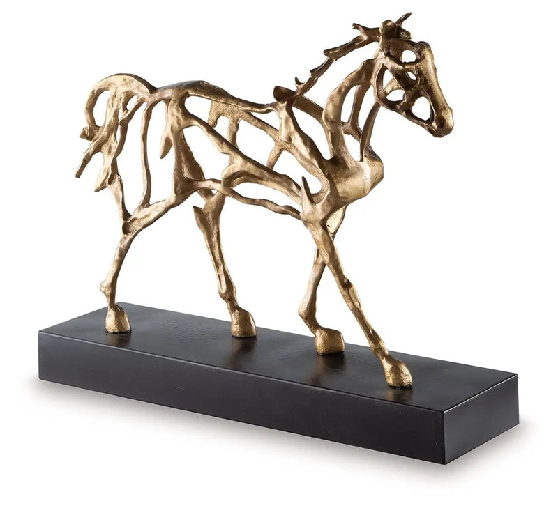Grainville - Sculpture - Antique Gold Finish by Unique Piece Furniture
