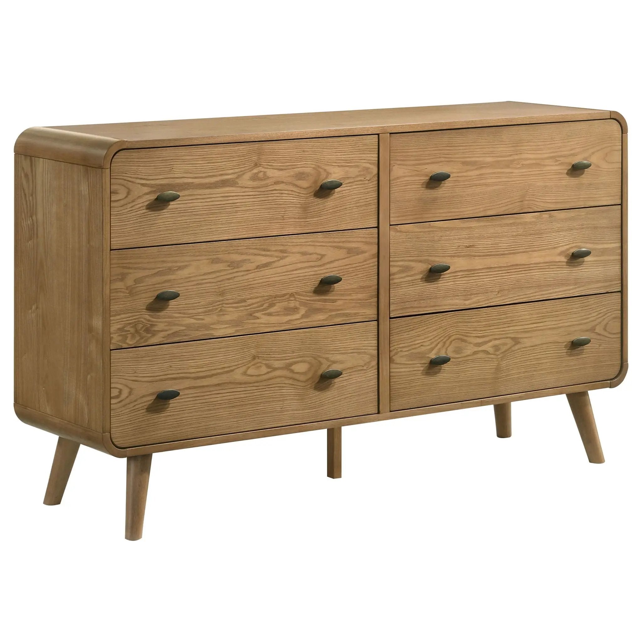 Robyn 6-drawer Bedroom Dresser Light Ash by Unique Piece Furniture