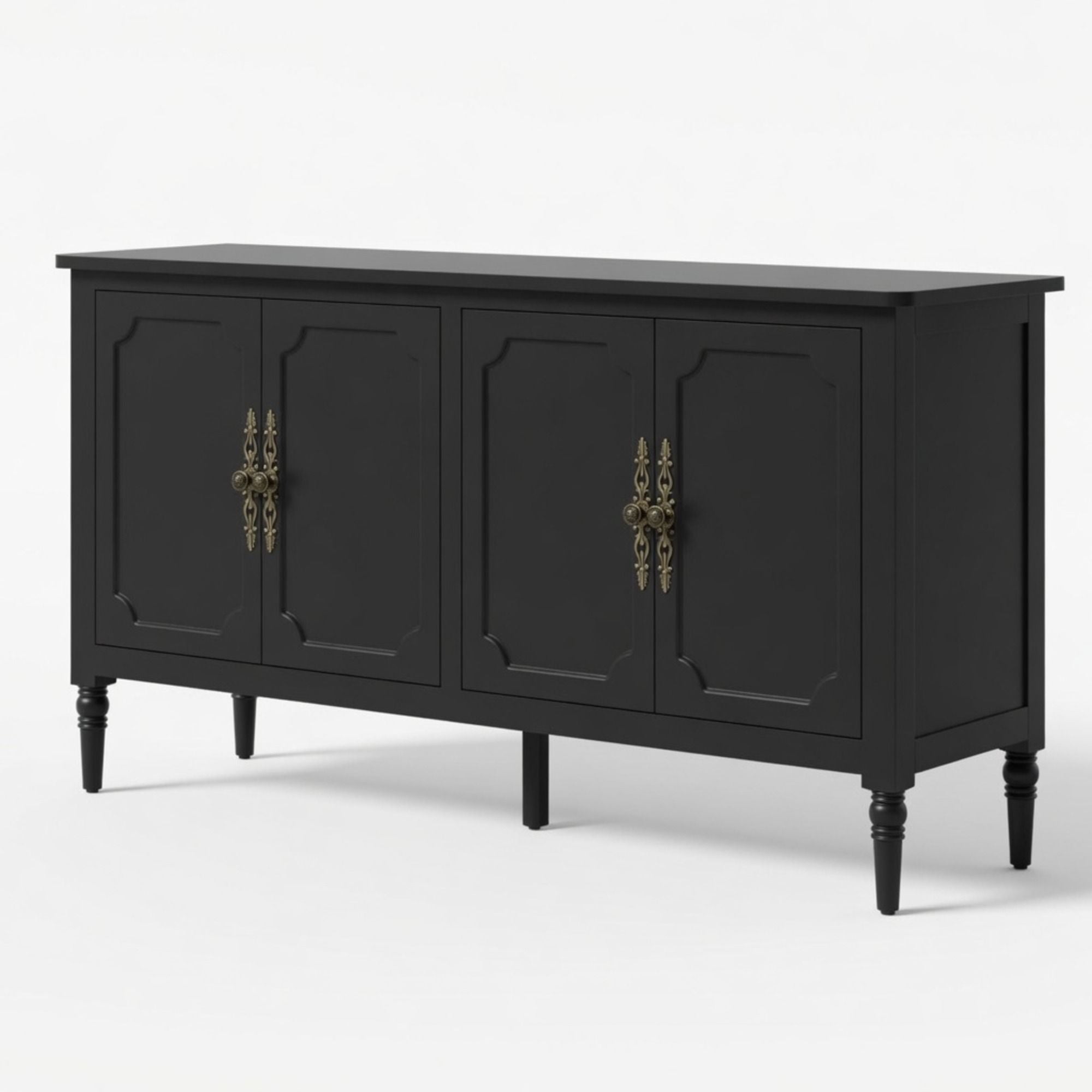 Vintage Buffet Cabinet With Adjustable Shelves by HouseOfZazla