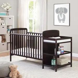 Ramsey - 3-in-1 Convertible Crib / Changer Combo by HouseOfZazla