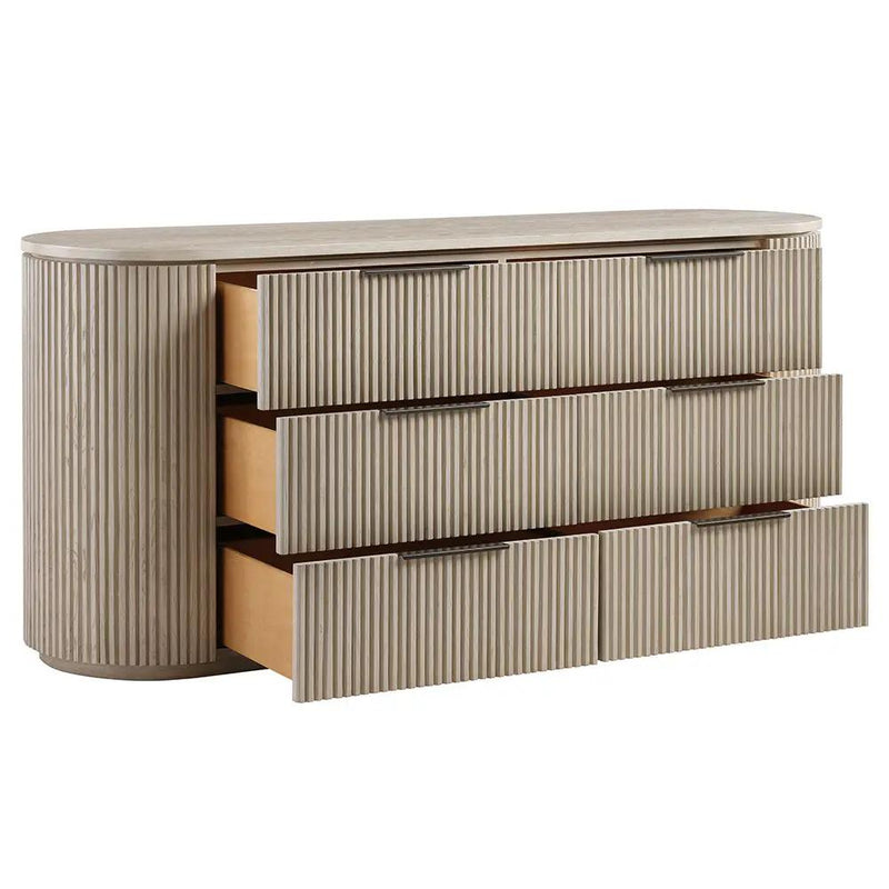 Leanna - Dresser - Light Oak by Unique Piece Furniture