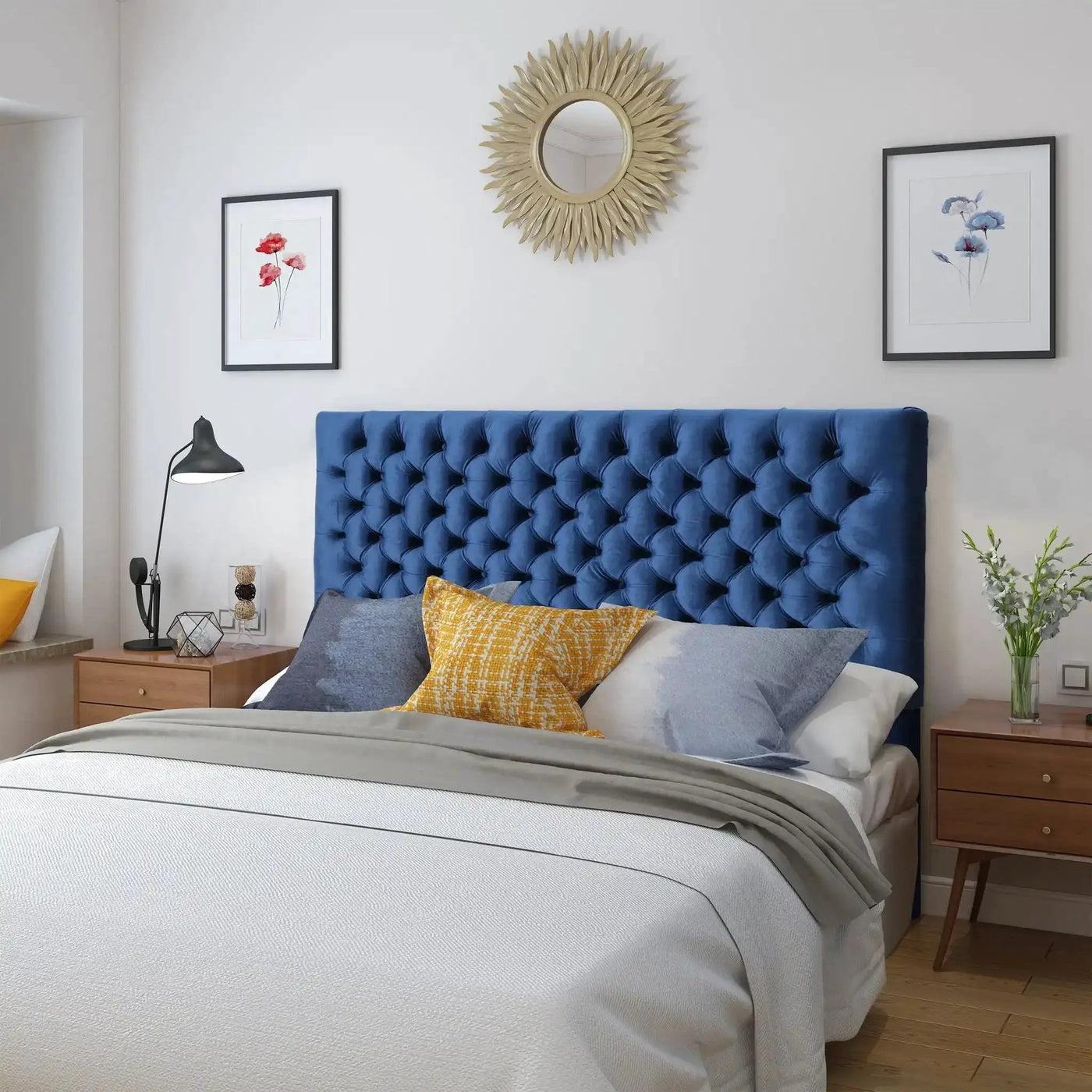 Annecy Contemporary Upholstered Headboard by HouseOfZazla