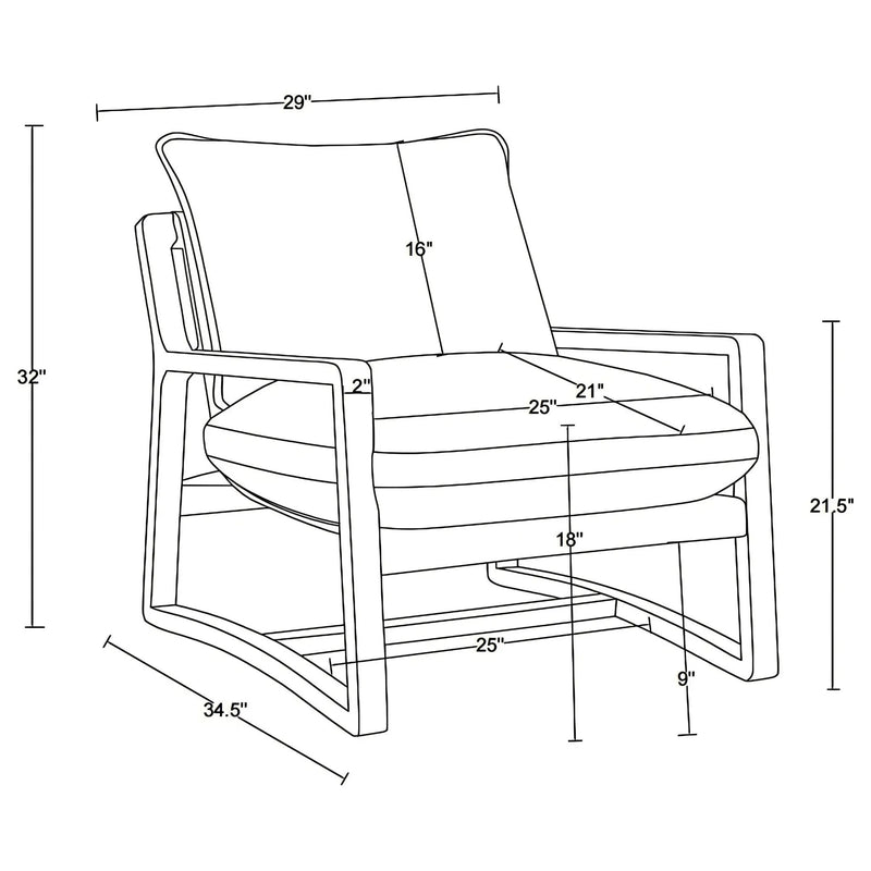 O'Brien - Upholstered Accent Chair - Sand