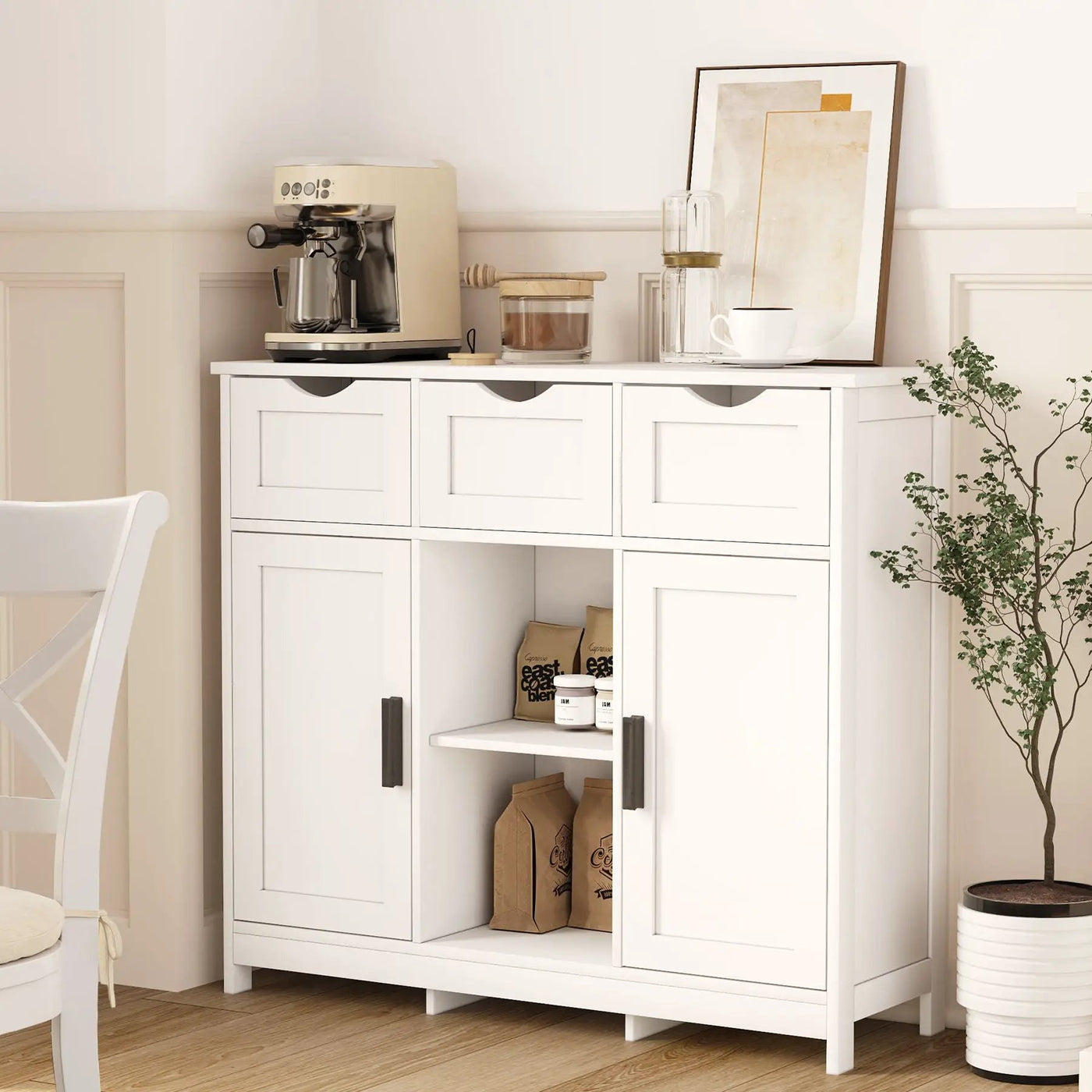 Storage Cabinets, Wooden Floor Cabinet, With Drawers And Shelves Storage Cabinets, Accent Cabinet For Living Room, Bedroom, Bathroom Furniture Home Decor by Unique Piece Furniture
