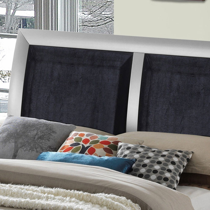 Padded Headboard Design Panel Bed by HouseOfZazla