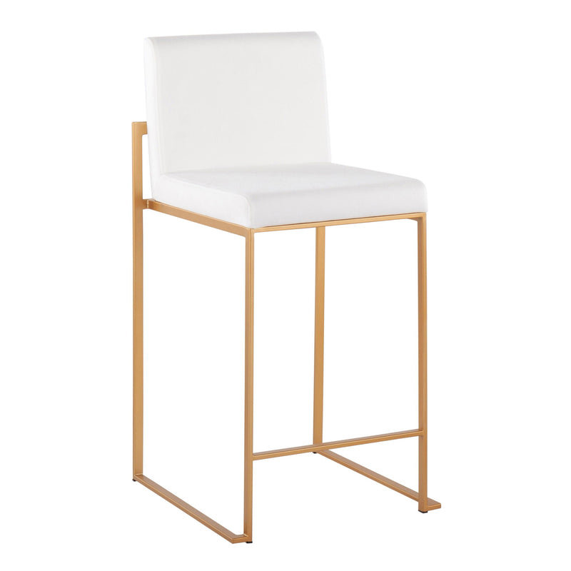 Fuji - Contemporary High Back Stylish Counter Stool by HouseOfZazla