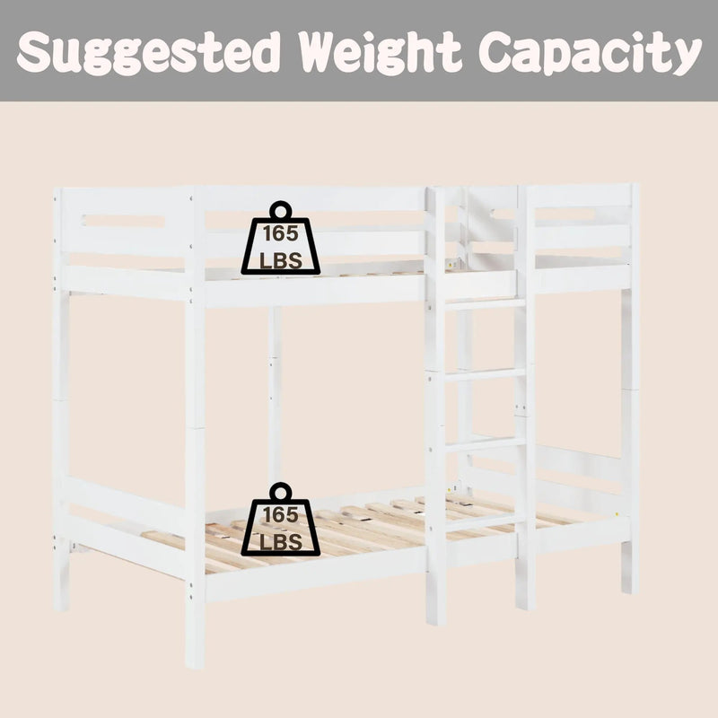 Esin - Twin Twin Bunk Bed - White by Unique Piece Furniture