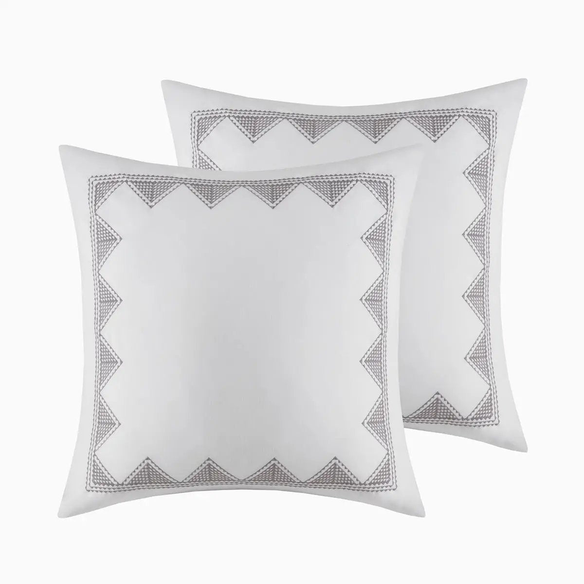 King/Cal King Cotton Printed Duvet Cover Set with Chenille by HouseOfZazla