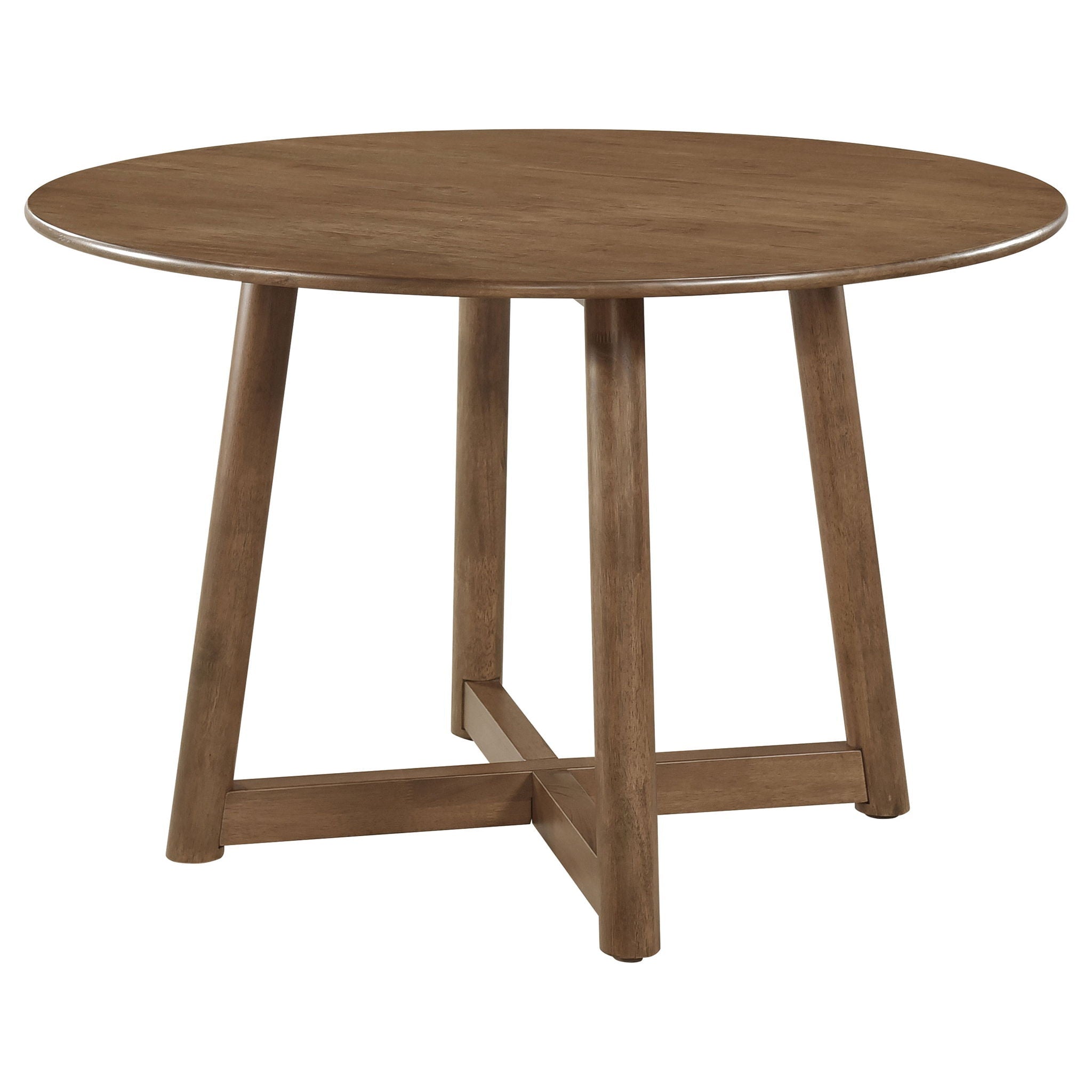 Dinah Round 47-inch Solid Wood Dining Table Walnut by Unique Piece Furniture