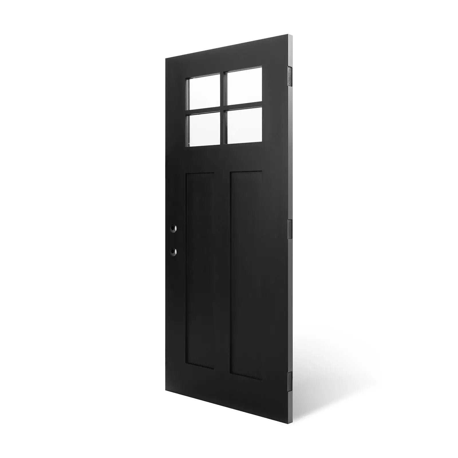 36"x80" Fiberglass Front Door with Contemporary Design by HouseOfZazla