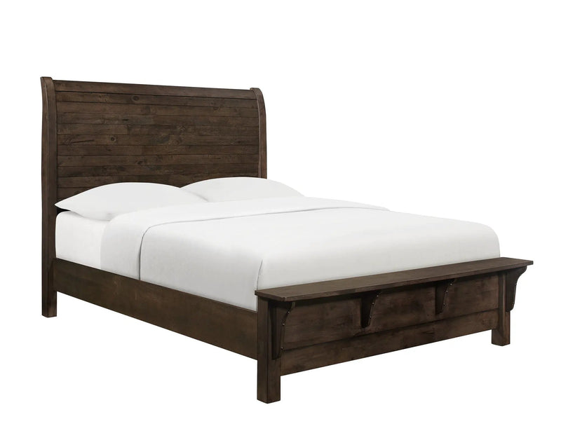 Verna - Sleigh Bed by HouseOfZazla