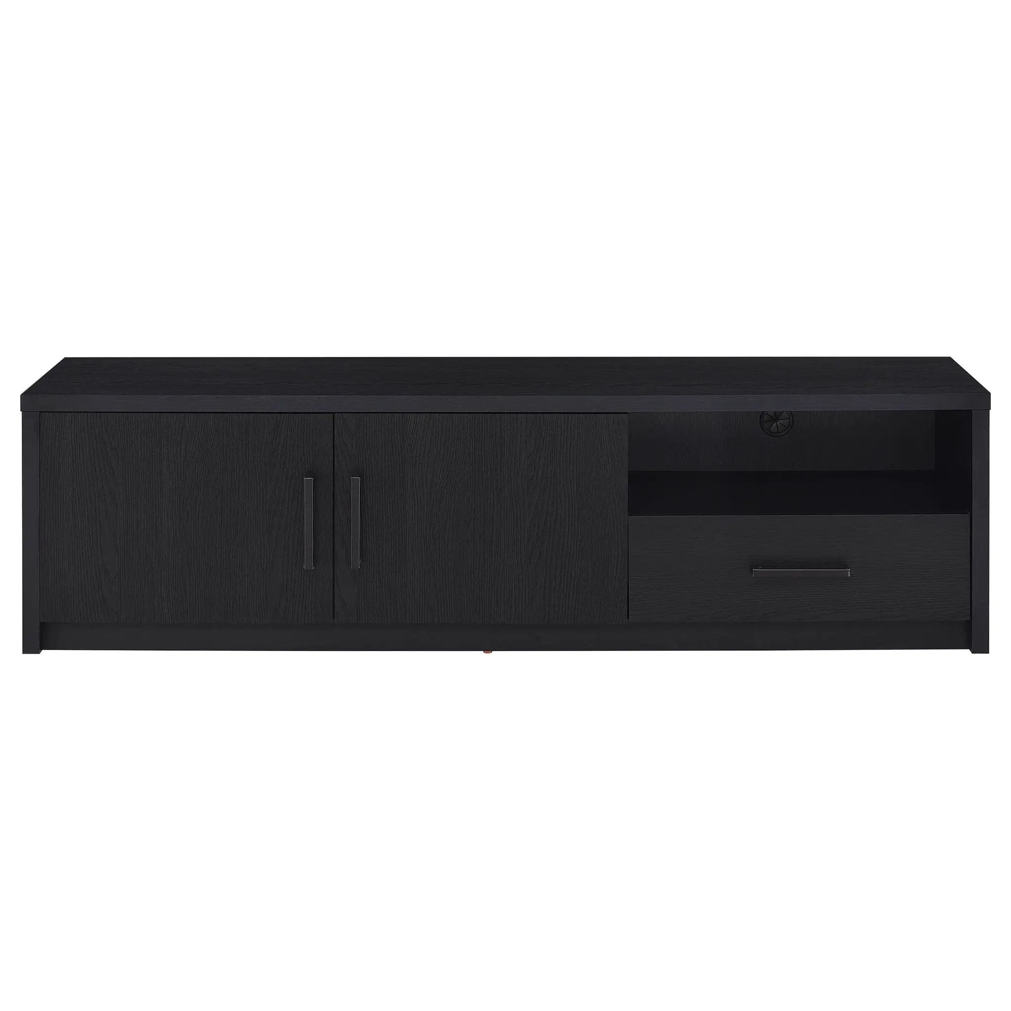 Murray 70-inch 2-door TV Stand Media Console Black by Unique Piece Furniture
