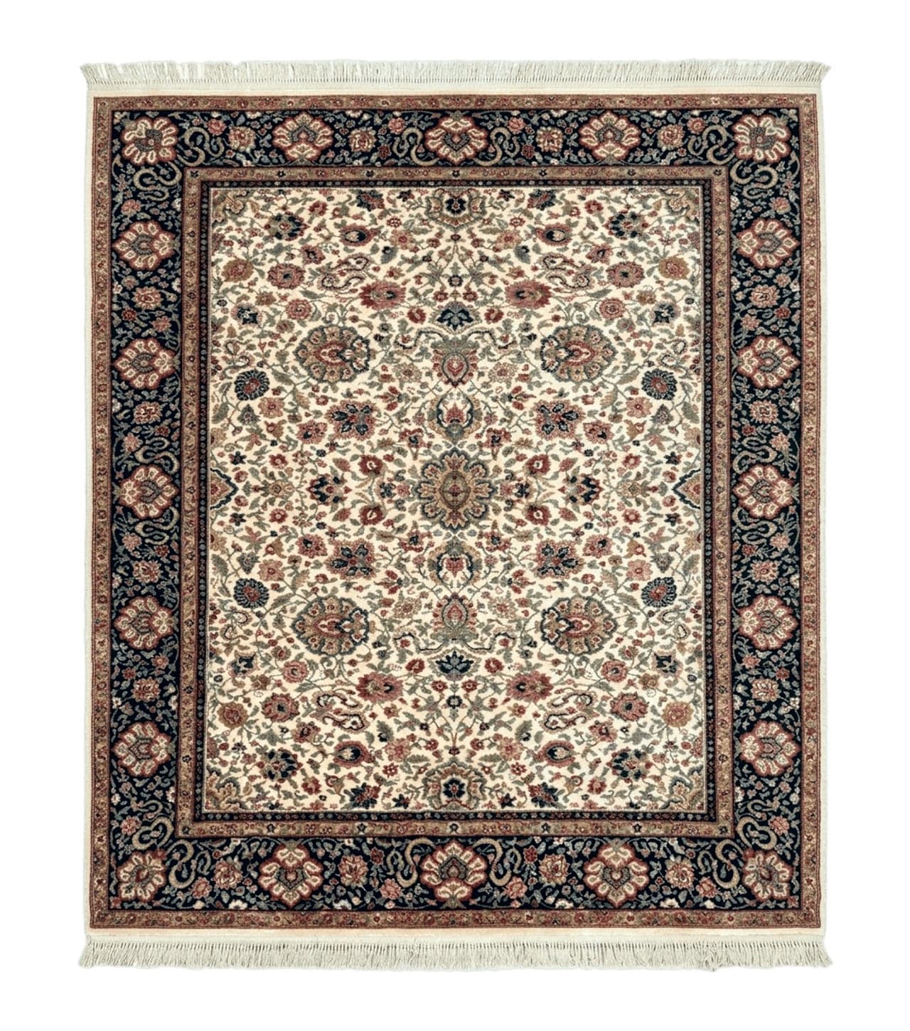 Karastan Rug 8.8 x 10.6 Ivory Indo Kirman #700/706, Wool Original Series by Jewel Rugs