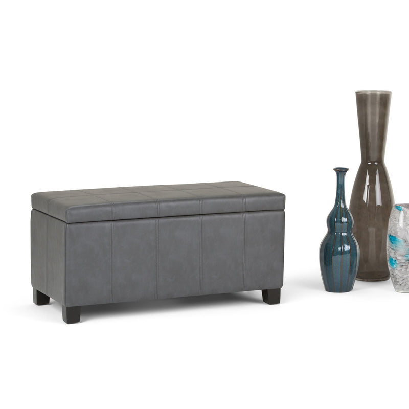 Dover - Upholstered Storage Ottoman Bench by HouseOfZazla
