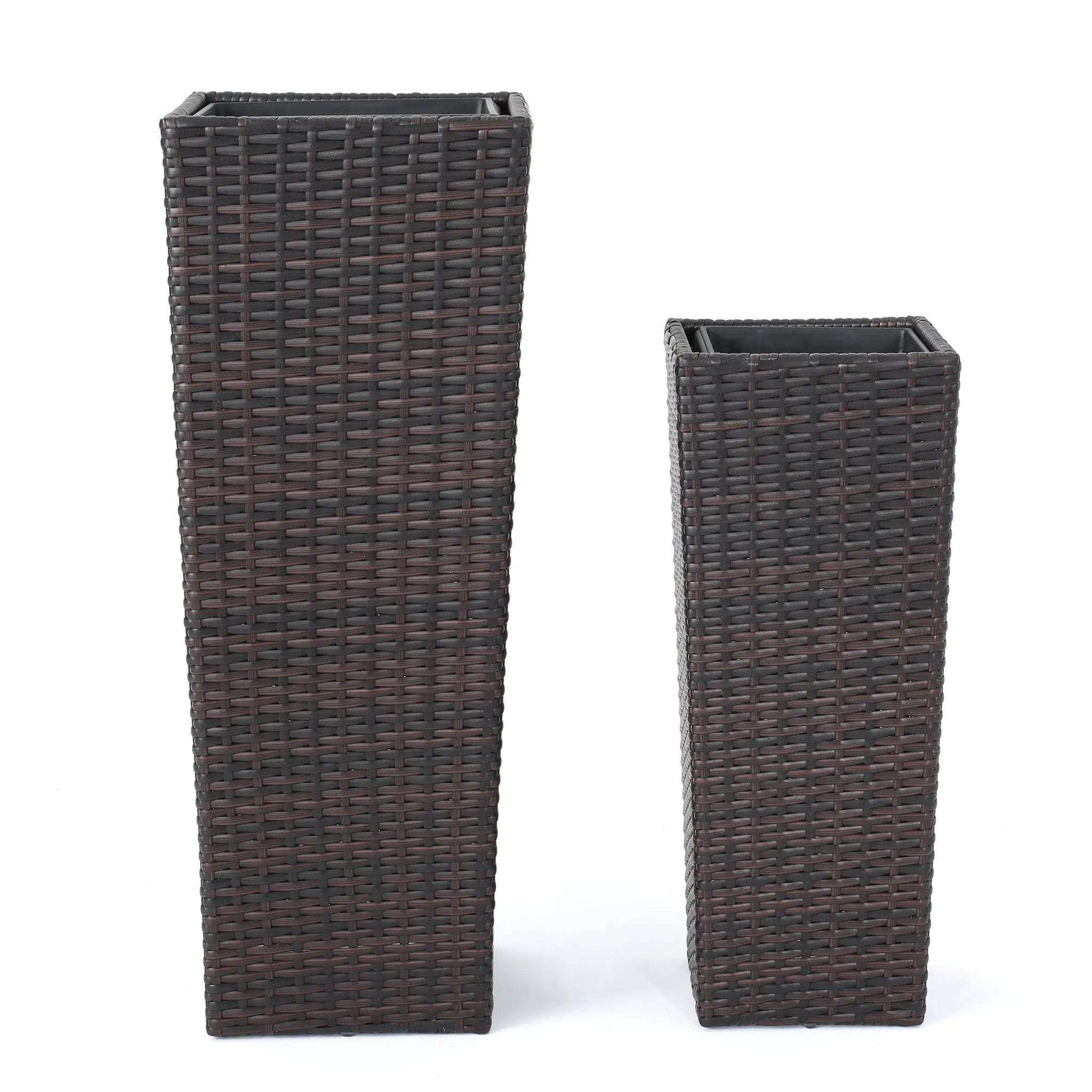 Rattan Flower Pot - Brown by HouseOfZazla