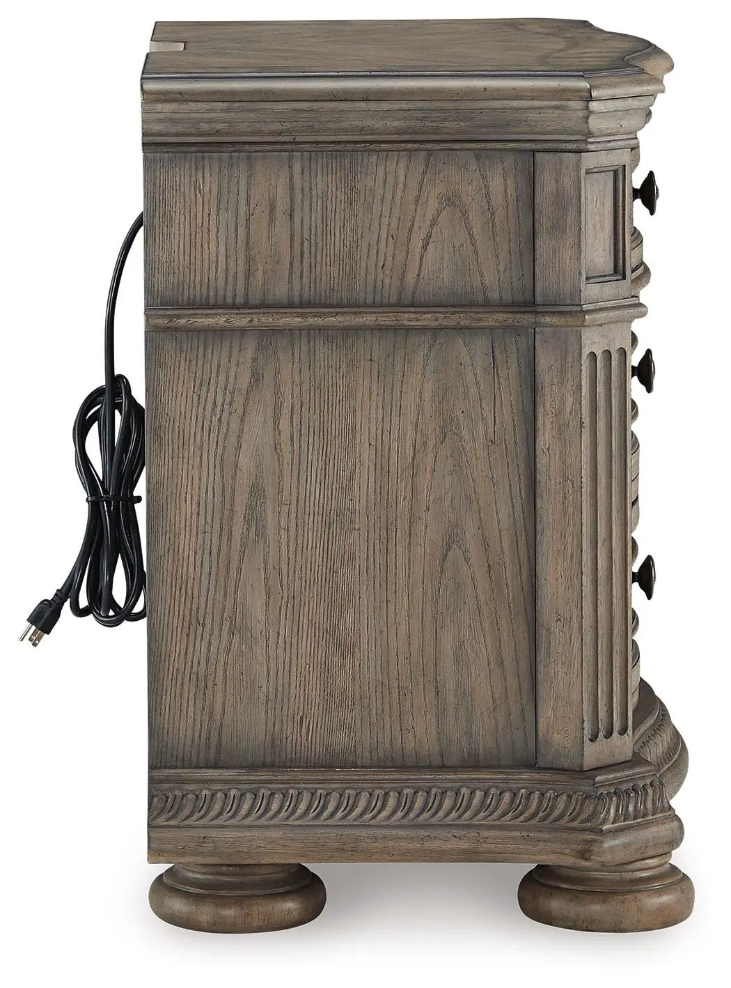 Ardenfield - Three Drawer Night Stand - Light Brown by Unique Piece Furniture