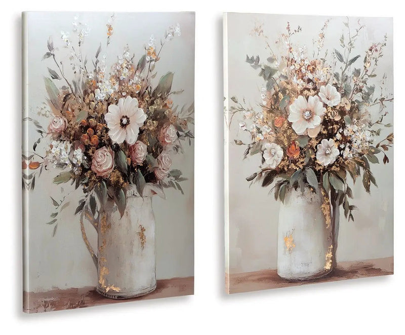 Faisaldon - Wall Art Set (Set of 2) - Multi by Unique Piece Furniture