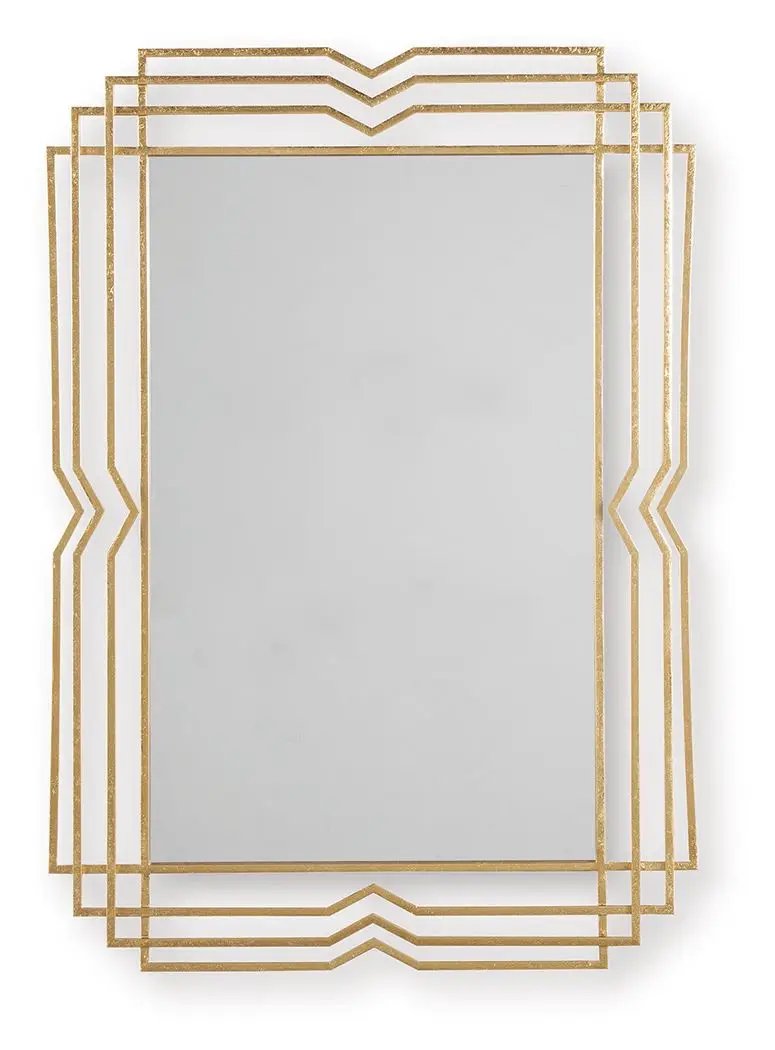 Claybrook - Accent Mirror - Gold Finish by Unique Piece Furniture