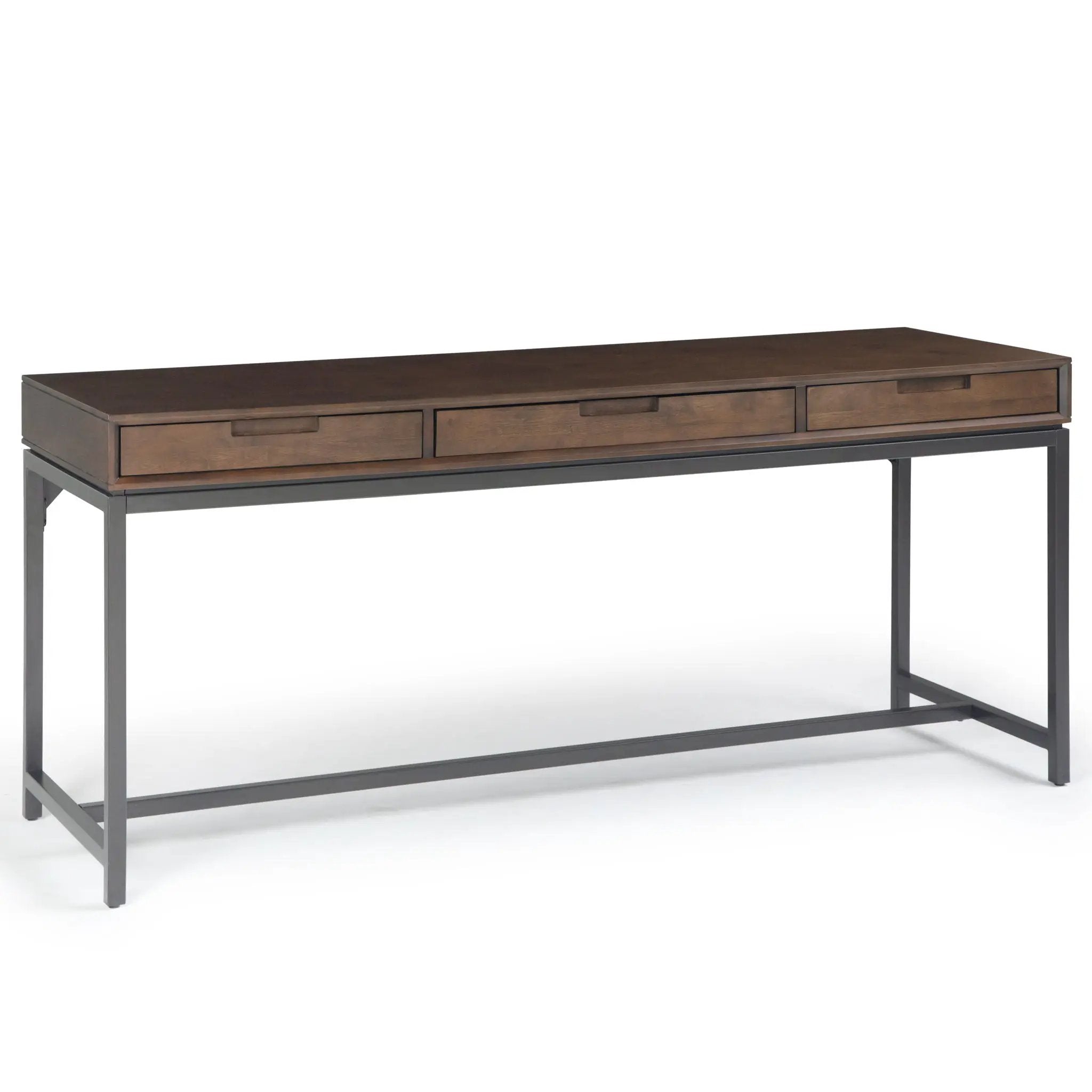 Banting - Mid Century Wide Desk, Handcrafted by Unique Piece Furniture