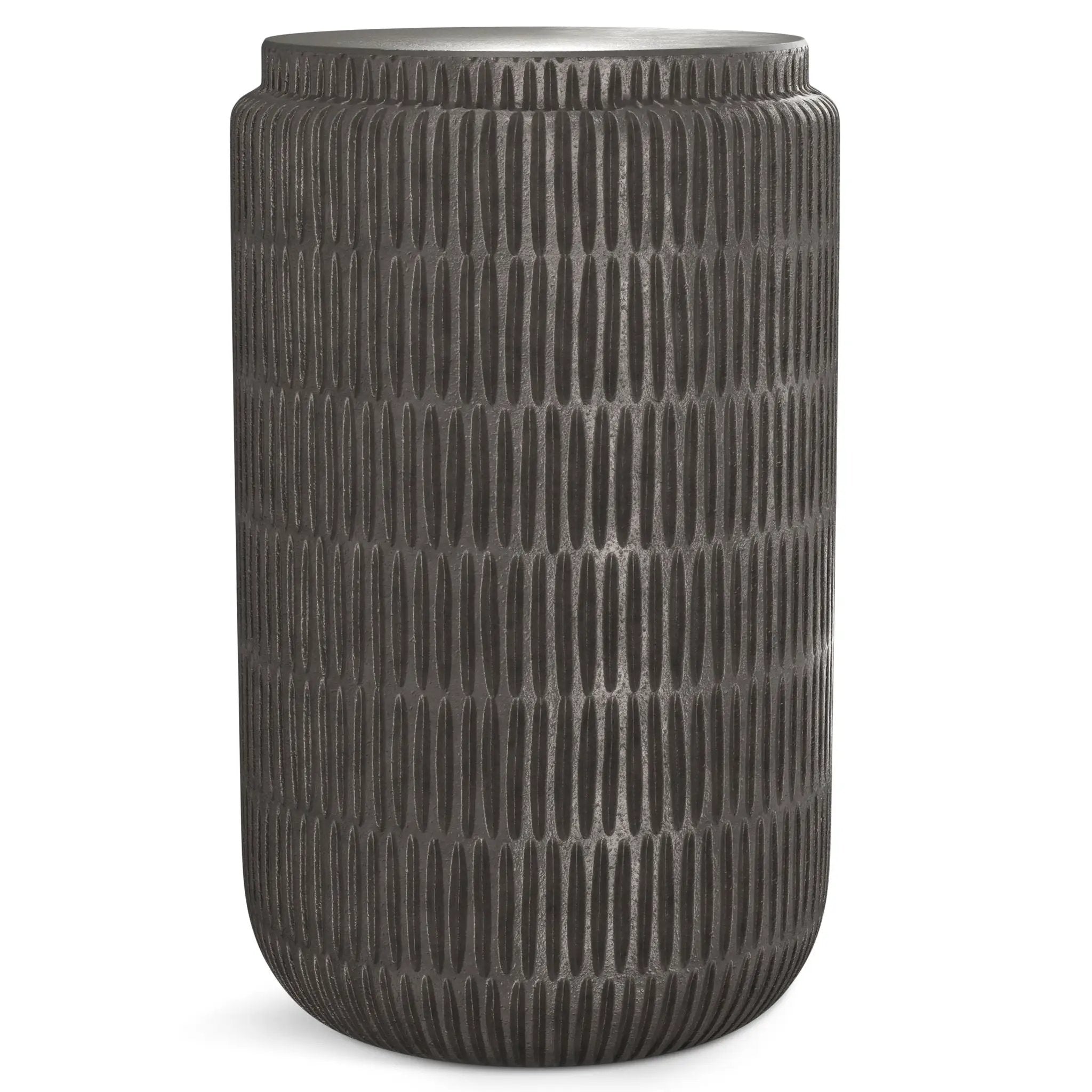Juno - Cast Aluminum Side Table - Black by Unique Piece Furniture