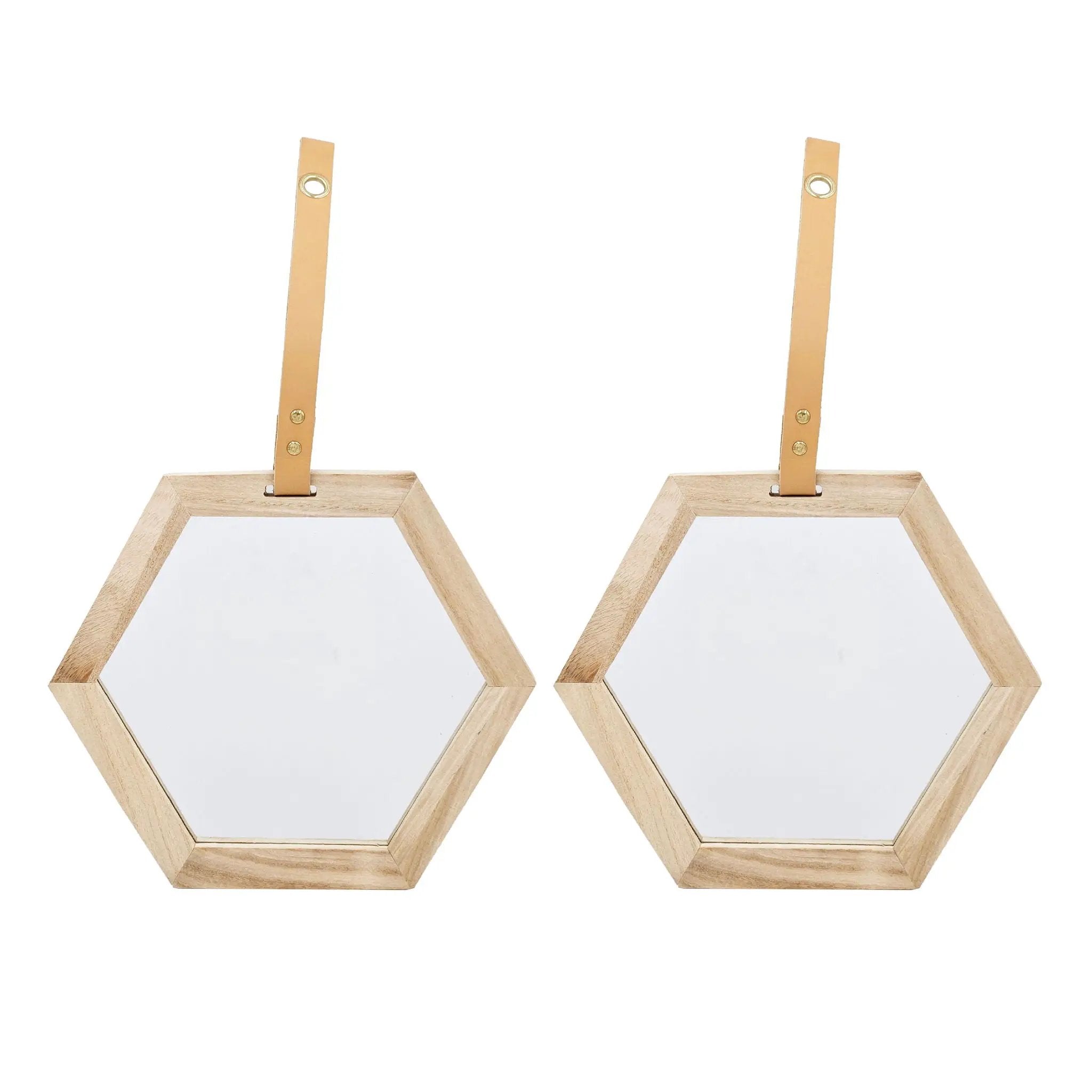 Harlan - Wall Accent Hexagon Mirror by HouseOfZazla