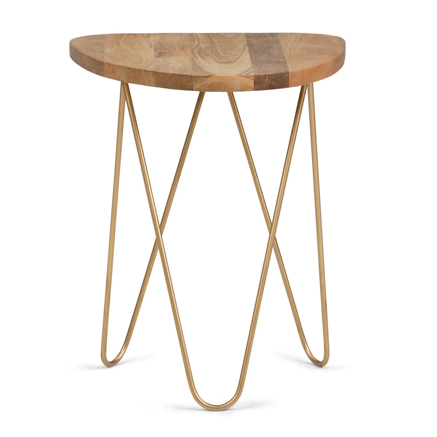 Patrice - Handcrafted Metal And Wood Accent Table by Unique Piece Furniture
