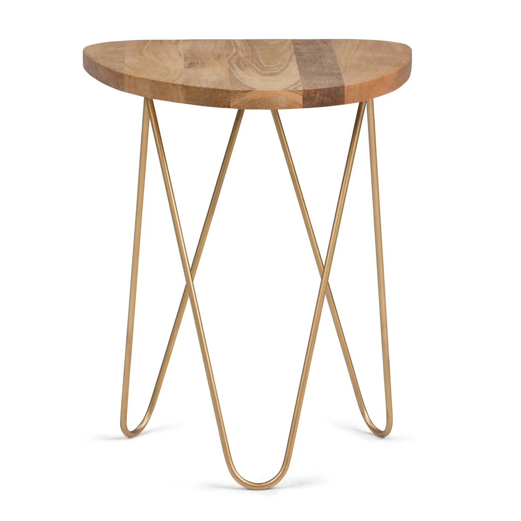Patrice - Handcrafted Metal And Wood Accent Table by Unique Piece Furniture