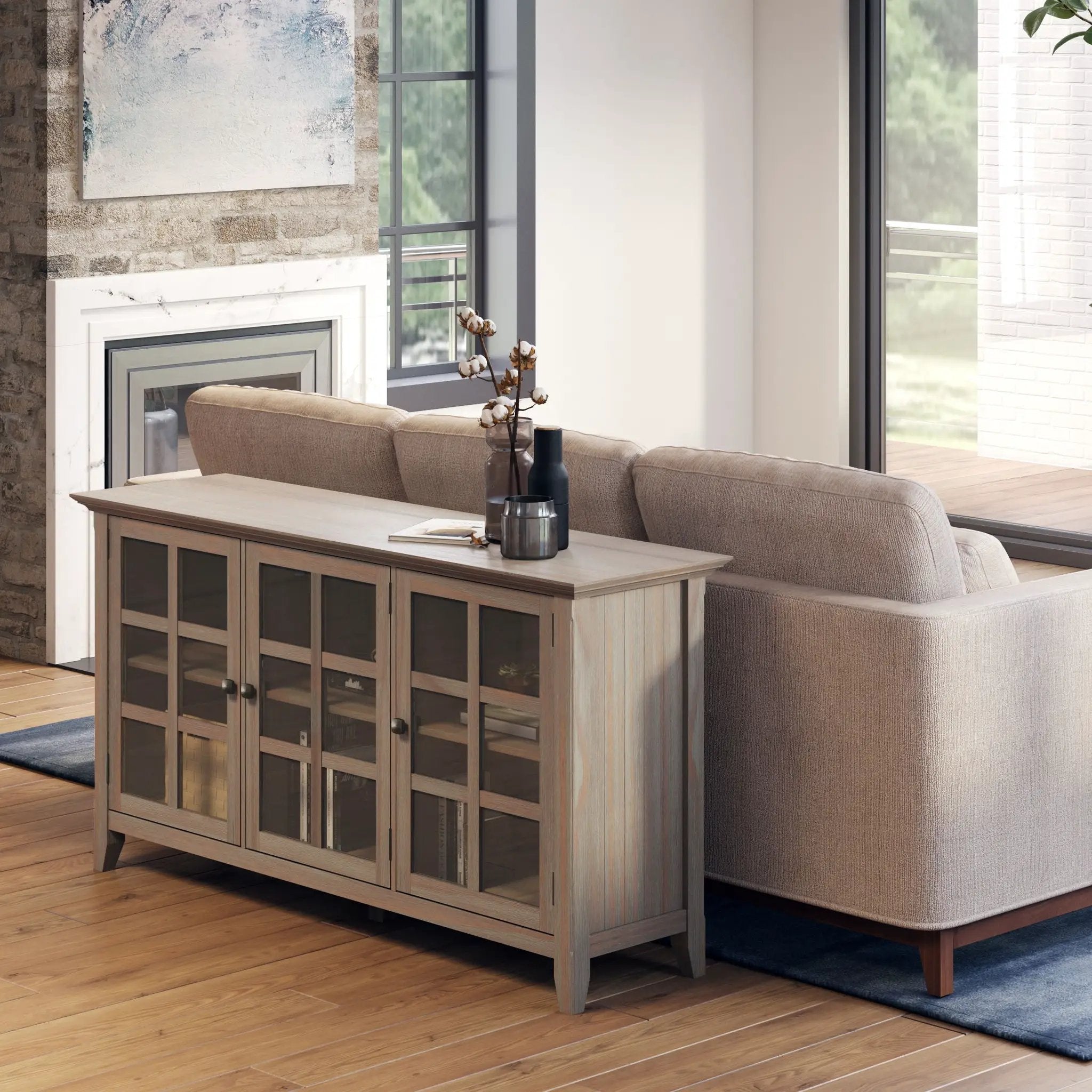 Acadian - Wide Storage Cabinet Handcrafted by Unique Piece Furniture