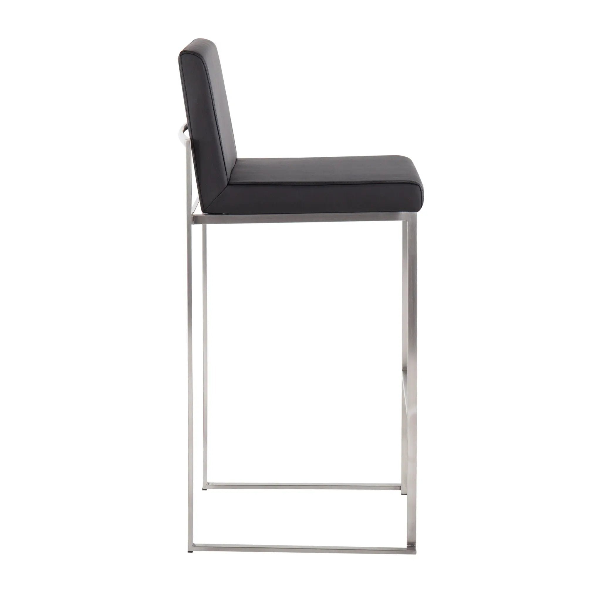 Fuji - Contemporary And Modern Elegance High Back Barstool by HouseOfZazla